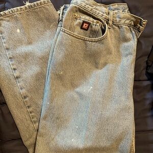 CHAPS Ralph Lauren Medium Stone Washed Jeans 38x32